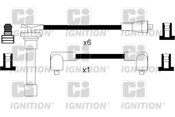 QUINTON HAZELL Süütesüsteemikomplekt XC790